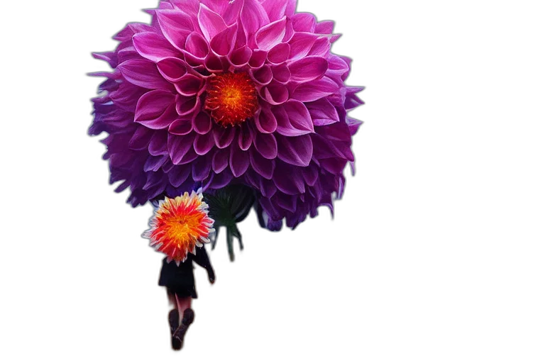 flower, umbrella, crown, staff transparent PNG cut-out