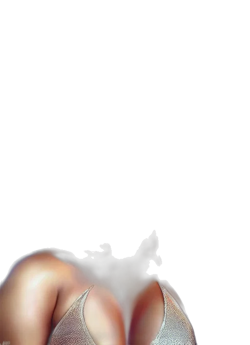 face, mask, hair, creature transparent PNG cut-out