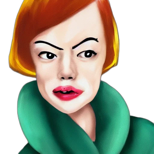 face, cartoon, photorealistic, fantasy art transparent PNG cut-out