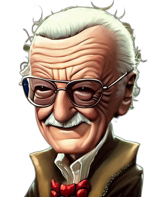 face, staff, animal, comic book art transparent PNG cut-out