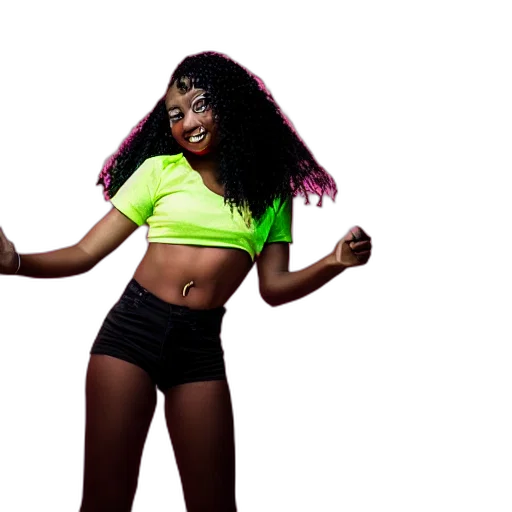 neon lights, neon, beautiful, black transparent PNG cut-out