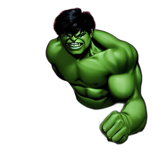 weapon, face, animal, comic book art transparent PNG cut-out