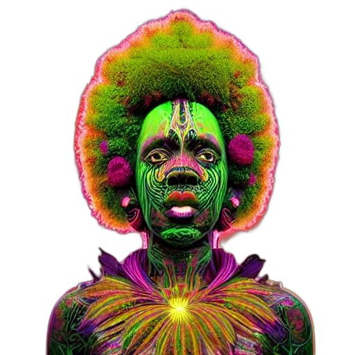face, hair, creature, mask transparent PNG cut-out