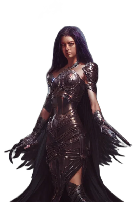 dress, fantasy art, concept art, comic book art transparent PNG cut-out