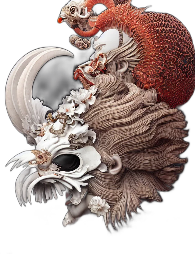 jewelry, dragon, crown, mask transparent PNG cut-out