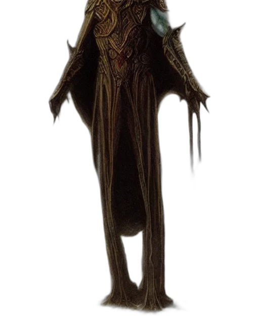 staff, creature, jacket, dress transparent PNG cut-out