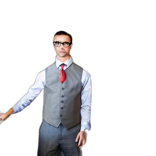 staff, jacket, robot, umbrella transparent PNG cut-out