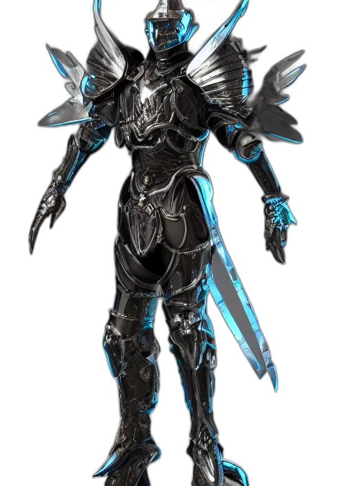 robot, weapon, staff, sword transparent PNG cut-out