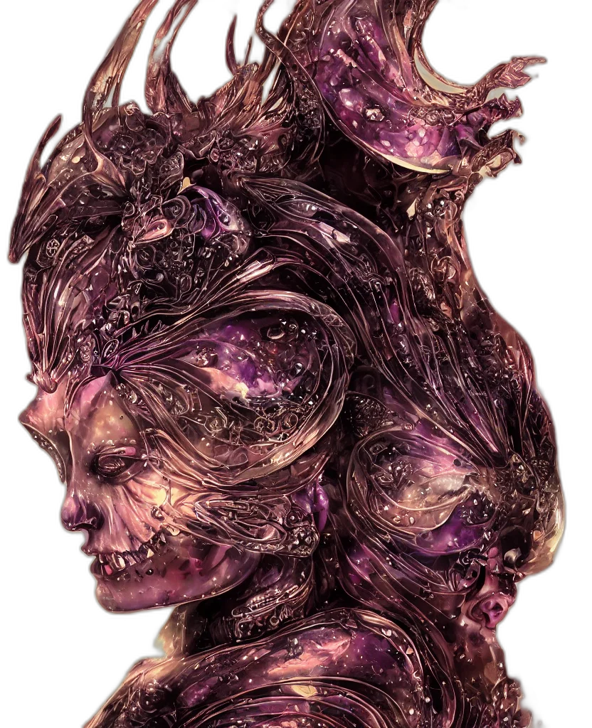 mask, crown, face, hair transparent PNG cut-out