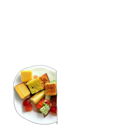 food, 3d render, photorealistic, pixel art transparent PNG cut-out