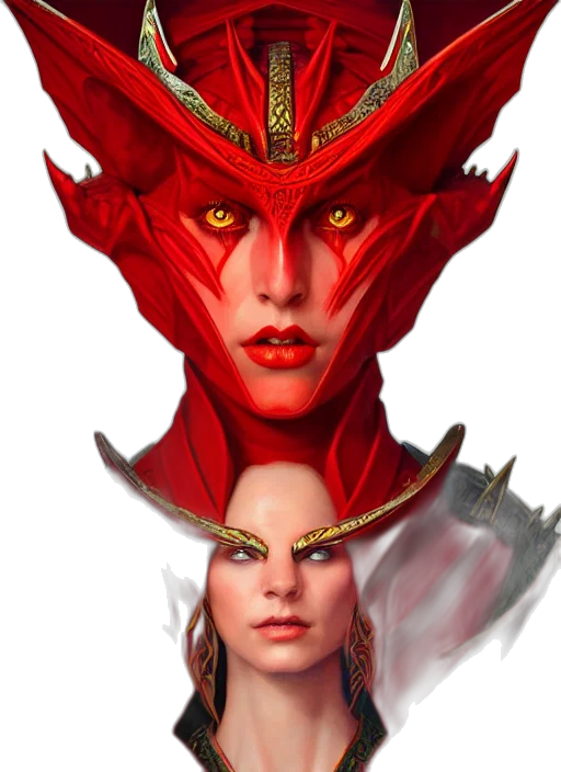 mask, face, dragon, staff transparent PNG cut-out