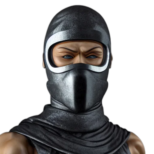 mask, face, 3d render, concept art transparent PNG cut-out