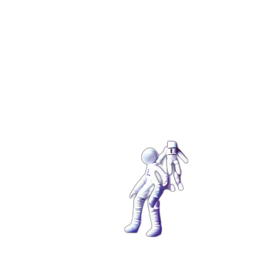 robot, staff, creature, animal transparent PNG cut-out