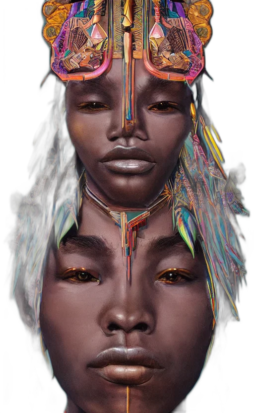face, crown, mask, jewelry transparent PNG cut-out