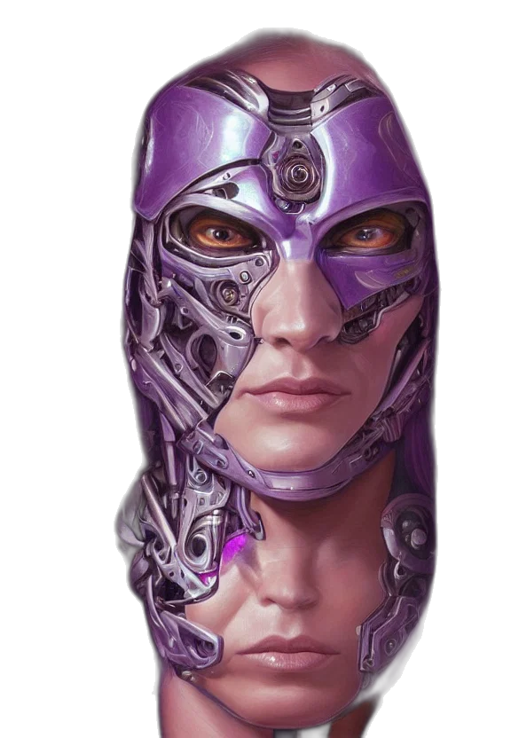 mask, robot, face, jewelry transparent PNG cut-out