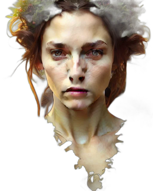 face, crown, mask, jewelry transparent PNG cut-out