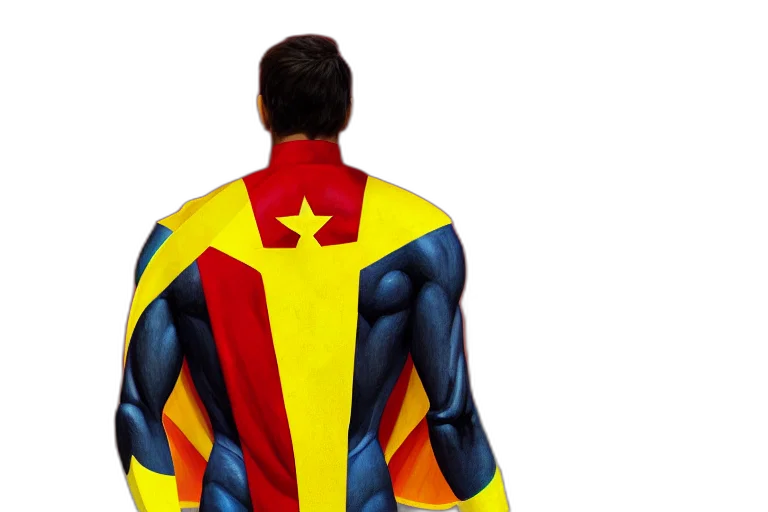 jacket, comic book art, concept art, 3d render transparent PNG cut-out