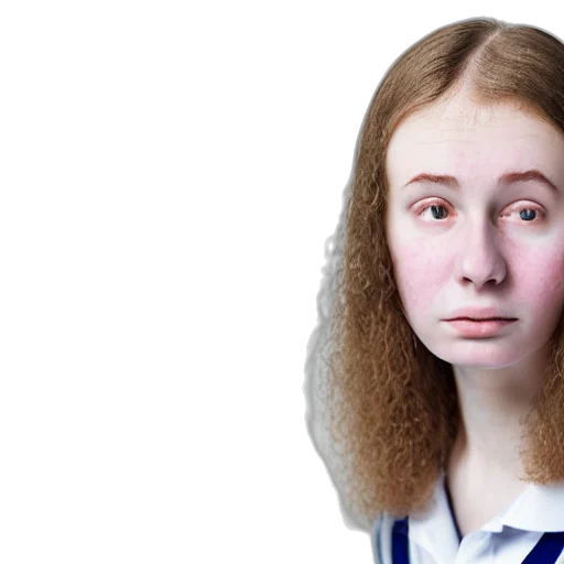hair, face, staff, mask transparent PNG cut-out