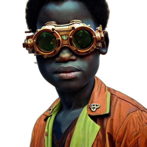 robot, face, mask, staff transparent PNG cut-out