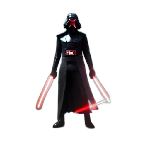 staff, concept art, 3d render, pixel art transparent PNG cut-out