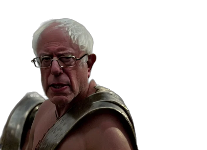 film, still, bernie, sanders transparent PNG cut-out