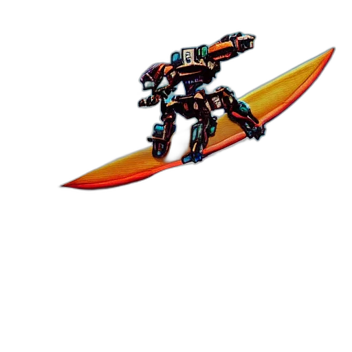 weapon, robot, sword, staff transparent PNG cut-out