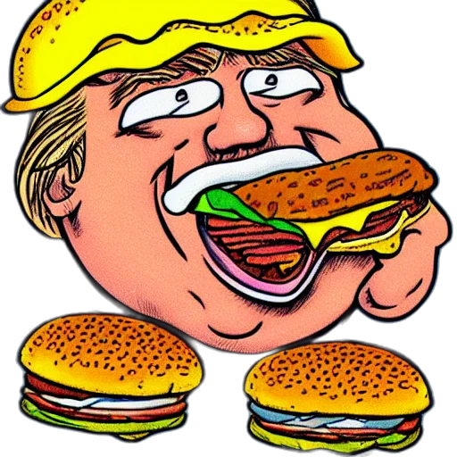 food, animal, cartoon, photorealistic transparent PNG cut-out