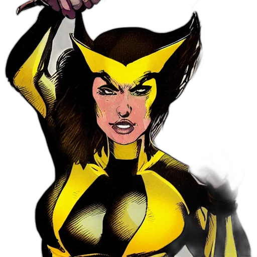 comic book art, concept art, cartoon, fantasy art transparent PNG cut-out