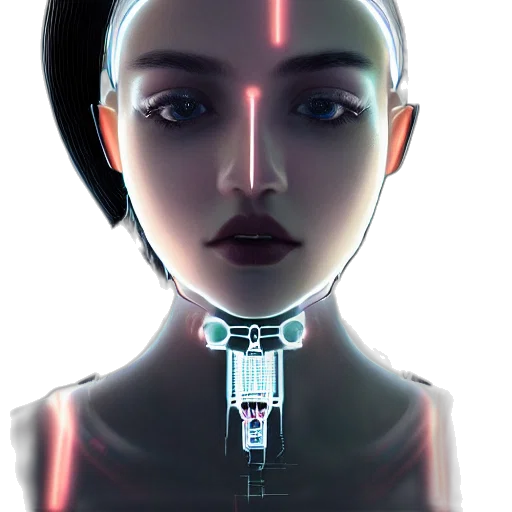 robot, face, staff, mask transparent PNG cut-out