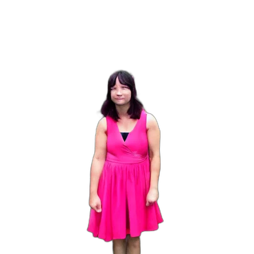 dress, staff, robot, creature transparent PNG cut-out