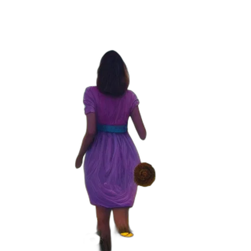 dress, staff, shoes, jewelry transparent PNG cut-out