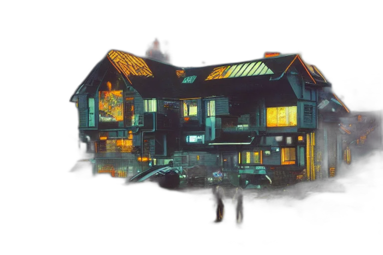 building, furniture, robot, concept art transparent PNG cut-out