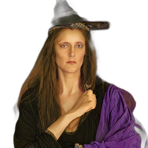 hat, staff, dress, crown transparent PNG cut-out
