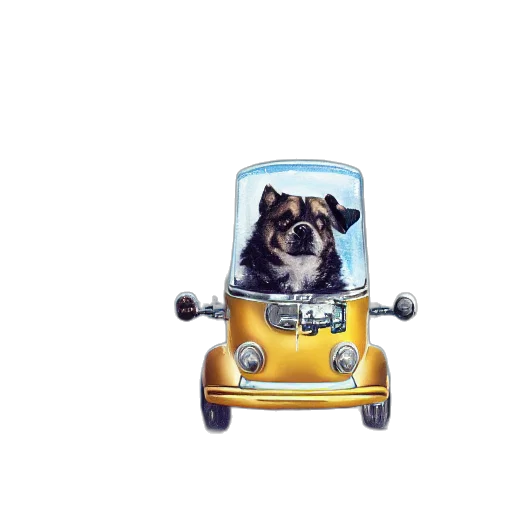car, animal, photorealistic, cartoon transparent PNG cut-out