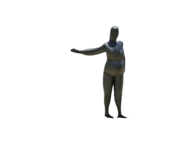 robot, creature, dress, staff transparent PNG cut-out