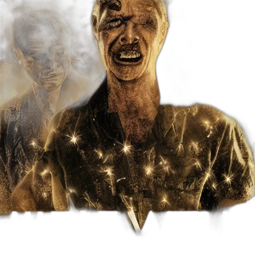 mask, face, staff, creature transparent PNG cut-out