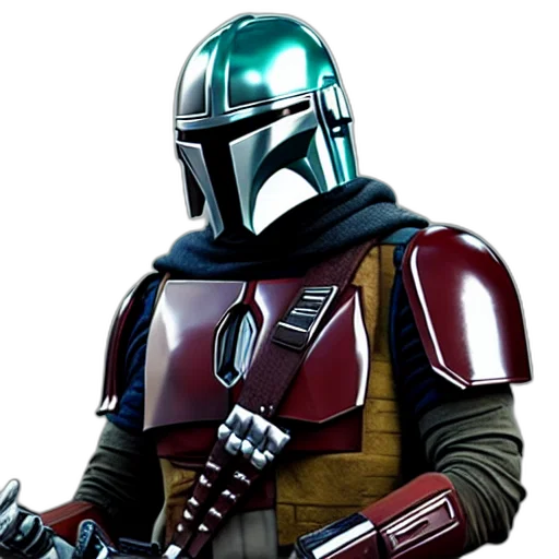 mask, concept art, 3d render, comic book art transparent PNG cut-out
