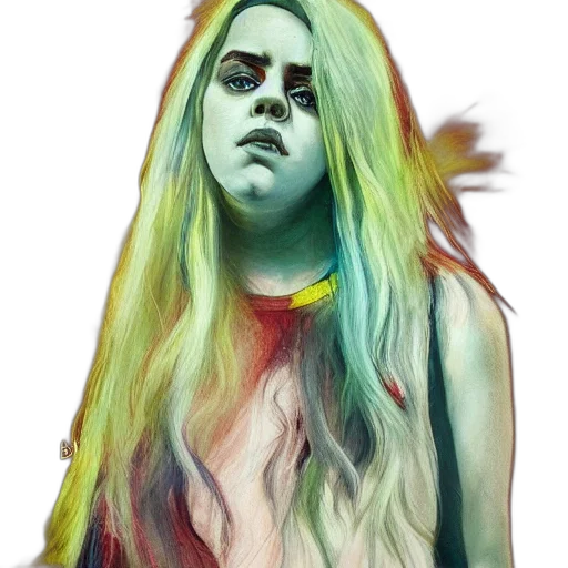 hair, face, creature, mask transparent PNG cut-out