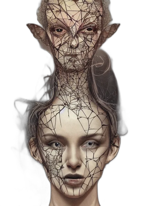 mask, face, crown, hair transparent PNG cut-out