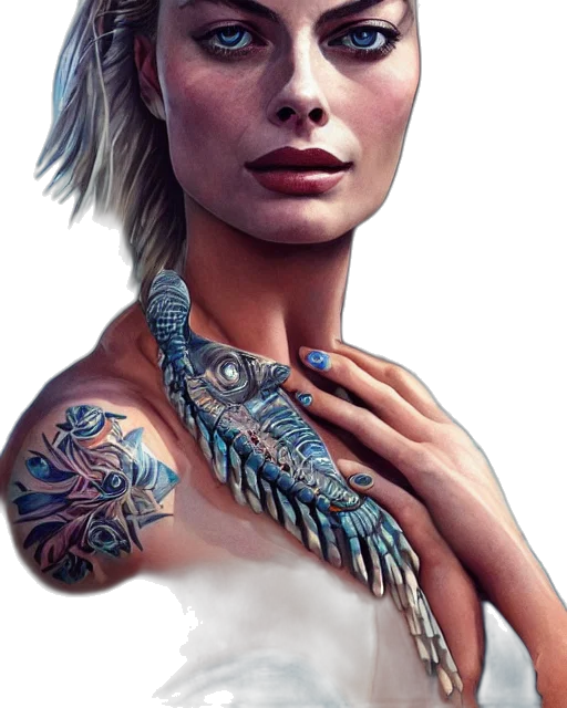 jewelry, face, dragon, dress transparent PNG cut-out