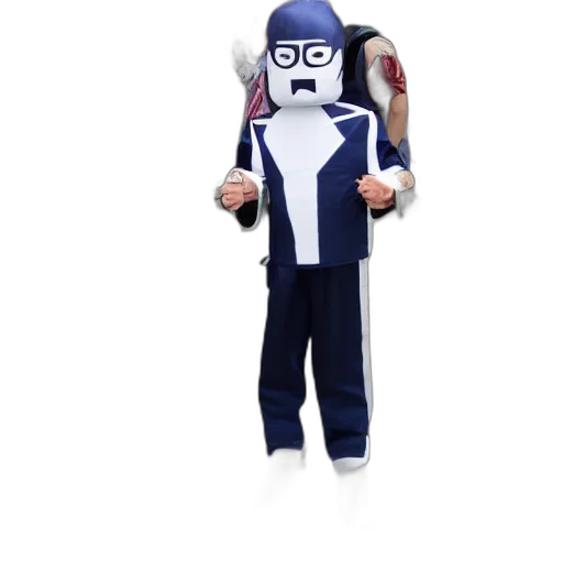 staff, mask, robot, 3d render transparent PNG cut-out