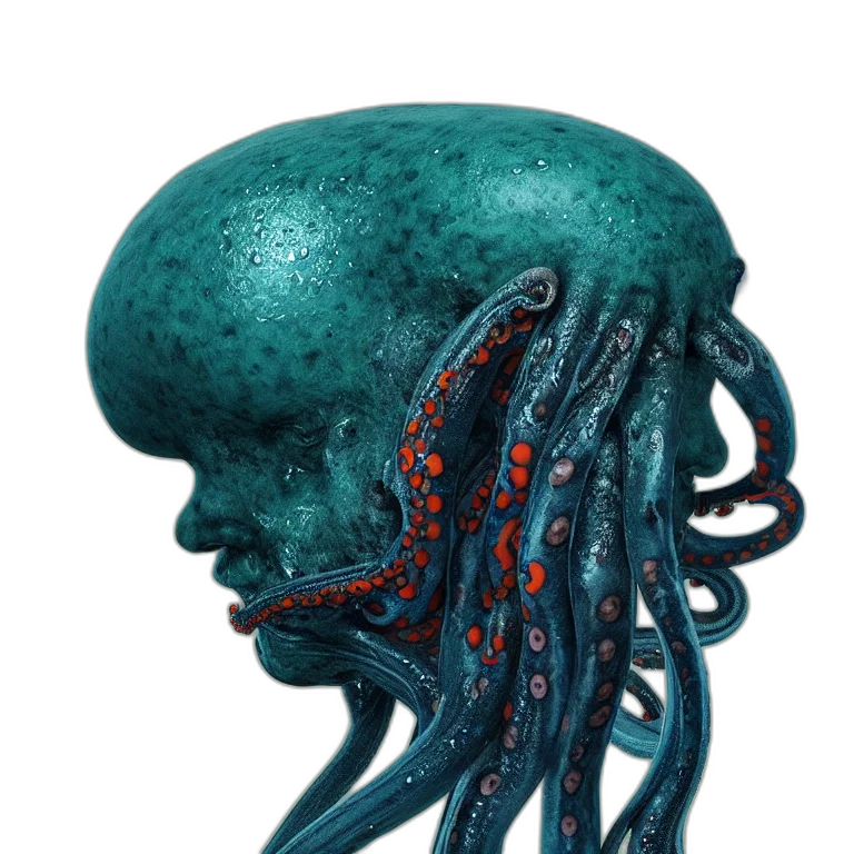 hair, creature, mask, crown transparent PNG cut-out