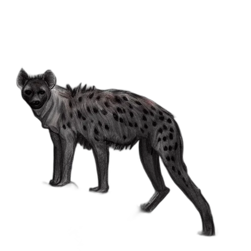 animal, creature, staff, 3d render transparent PNG cut-out