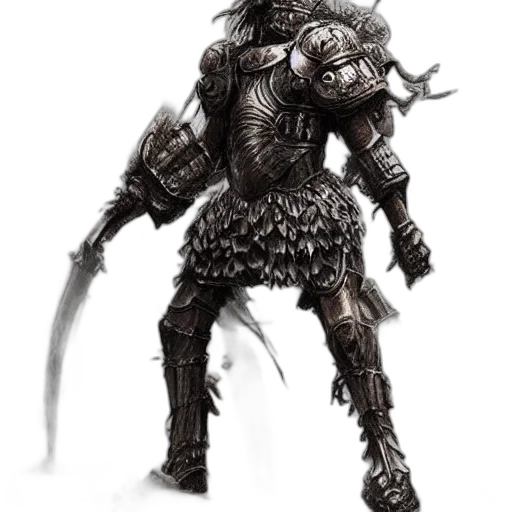 sword, weapon, robot, creature transparent PNG cut-out