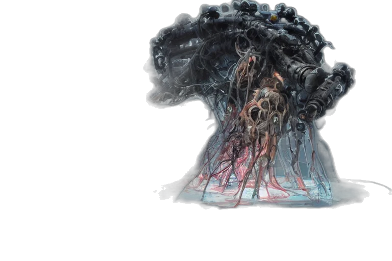 hair, tree, creature, crown transparent PNG cut-out
