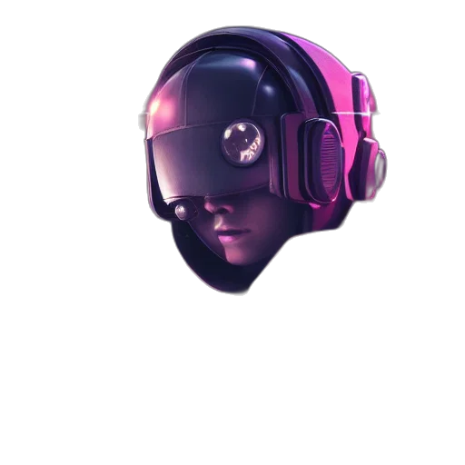 robot, mask, face, jacket transparent PNG cut-out