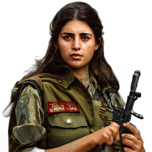 weapon, face, photorealistic, concept art transparent PNG cut-out
