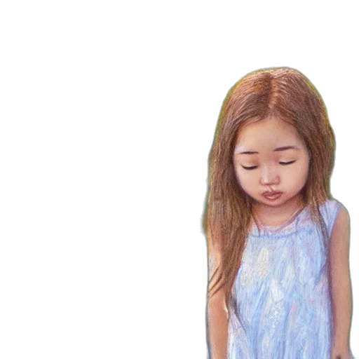 dress, face, hair, creature transparent PNG cut-out