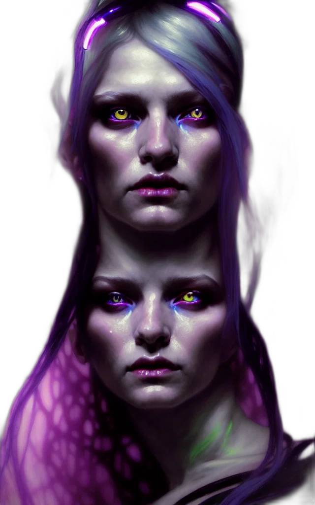 face, mask, creature, fantasy art transparent PNG cut-out