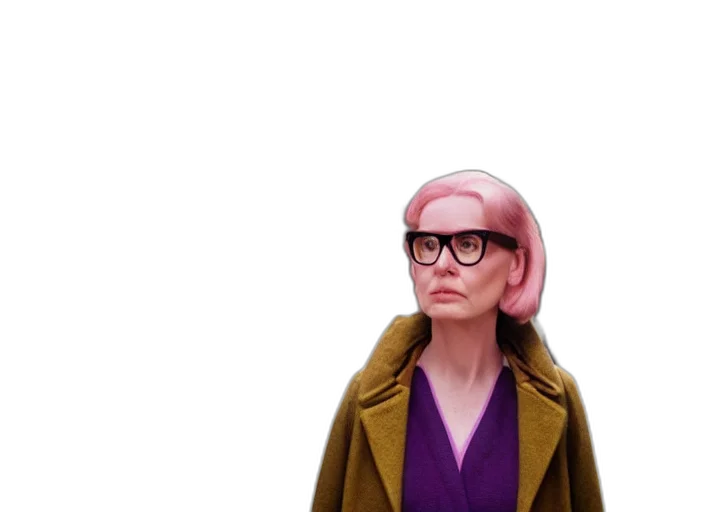 jacket, face, hair, creature transparent PNG cut-out